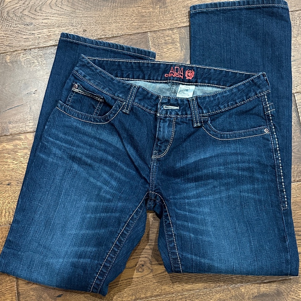 Ada Women's Indigo Straight Leg Jeans